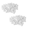 Aoktorkit 100 Pcs Plastic Plugs, 10mm White Plastic Hole Plugs,