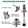 TOKPLNU Kick Down Door Stop, 4 Inch Heavy Duty Kick