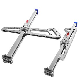 Foldable Drywall Cutting Tool, Hand Push Gypsum Drywall Cutter with Aluminum Alloy, 1.5 to 61cm Blade Adjustable Gypsum Board Cutter with 6pcs Spare Blades