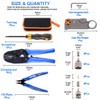 Glarks Coaxial Cable Tool Set, Coax RF Connector Crimping Tool