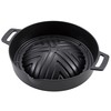 CAPTAIN STAG UG-3091 Aluminum Die-Cast Genghis Khan Pan, Non-Stick, 7.9