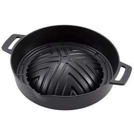 CAPTAIN STAG UG-3091 Aluminum Die-Cast Genghis Khan Pan, Non-Stick, 7.9 inches (20 cm)