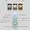 Huilefu Modern Dimmable LED Ceiling Light Fixture,with Remote Control 3