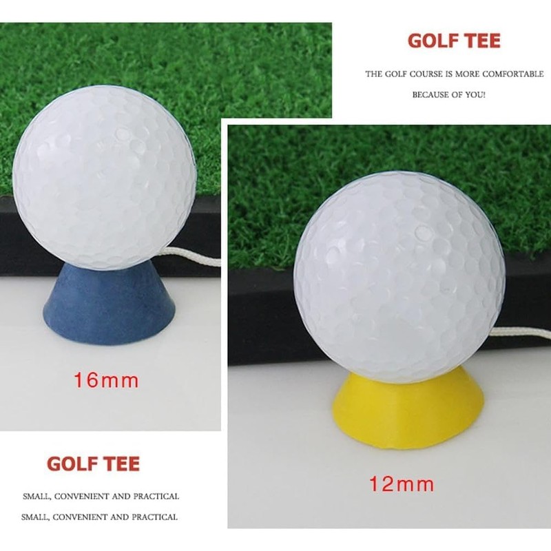 Jizlan 1 Set Winter Golf Tees,Rubber Golf Tees with 4