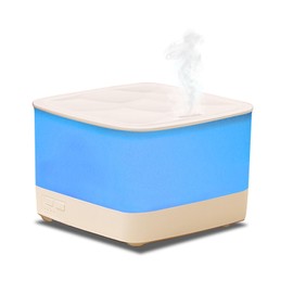 Ziranlee Humidifiers for Bedroom Large Room Baby Home Office Plant,800ml Quiet Aromatherapy Essential Oil Diffusers Cute Portable Ultrasonic Cool Mist Humidifier with Night Light Timer Auto Off