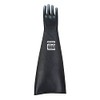 Portwest Heavyweight Latex Rubber Gauntlet 600mm, Size: XL, Colour: Black,