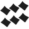 Golden Pearl 6pc-Velvet Small Bracelet/Watch Pillow Jewelry Displays (Black)