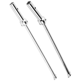 BRCatWPark RC Drive Shaft Axles Upgrades Part for Arrma 1/5 KRATON 8S BLX,Outcast 8S BLX,#45 Steel Front Rear Driveshaft CVD Hop-up,Silver(2PCS)