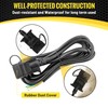 Oyviny Vehicle Side 4-Pin Flat Trailer Wiring Harness 9.5Ft, Heavy