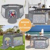 Fanbufan Hexagon 58 X 26 X 25 inch Grey Baby