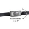 Eufab Funk-Rückfahrvideosystem Abstandshilfslinien Saugfuß, Kennzeichenhalter black