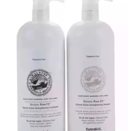 Tweak'd by Nature Restore Pure F.F. Shampoo & Conditioner 33.8 oz Fragrance Pump