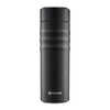 Kyocera Travel Mug with Twist Top, 17oz, Jet Black