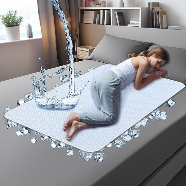 Tisancy Soft 4-Layer Washable and Reusable Incontinence Bed Pad, 34''