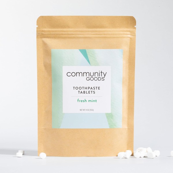 Fresh Mint Toothpaste Tabs (Community Goods Fresh Mint Toothpaste Tablets
