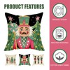 Fahrendom Christmas Nutcracker Decorative Throw Pillow Covers 18 x 18
