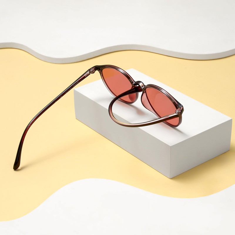 BRADDELL Indoor FL-41 Rose & Outdoor FL-60 Brown Tinted Migraine