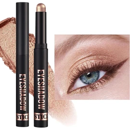 Sombra De Ojos En Barra, Iluminadores Maquillaje Lápiz De Sombra De Ojos, Glitter Para Ojos Sombra De Ojos En Crema Kit De Maquillaje Seductores, Altamente Pigmentados (E)