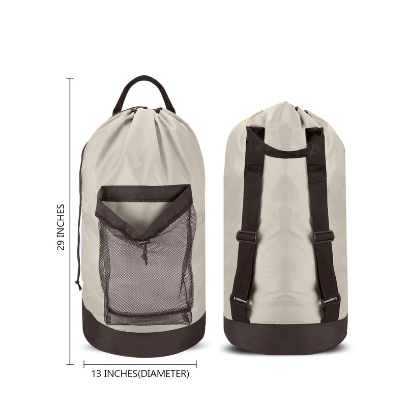 Dalykate Backpack Laundry Bag, 115L Large Hamper with Shoulder Straps,