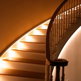 Amagle 9.8ft Under Cabinet Lighting Motion Activated Led Strip Closet Lights Battery Operated Tape Light for Counter Bed Stair Wardrobe Closet Mirror Cupboard Kitchen Hallway Pantry Indoor