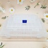 36 plastic storage boxes Transparent organizer 2ea