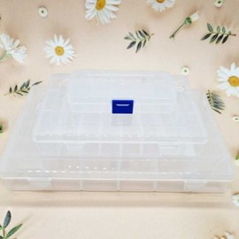 36 plastic storage boxes Transparent organizer 2ea
