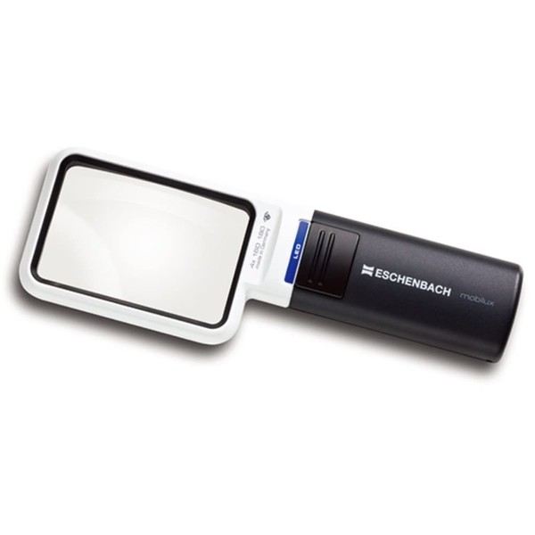 ESCHENBACH 1511-4 LED Wide Light Loupe, 4x, 2.0 x 3.0 inches (50 x 75 mm)