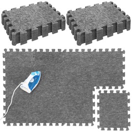 Ziliny 8 Pack Large Wool Pressing Mat 22" x 63" Wool Ironing Mat Felted Blending Ironing Pad Sewing Machine Muffling Pad Iron Board for Quilters Quilting Supplies and Notions Accessories