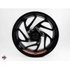 BIKE-label Rim well sticker, orange, compatible with KTM 390 Duke