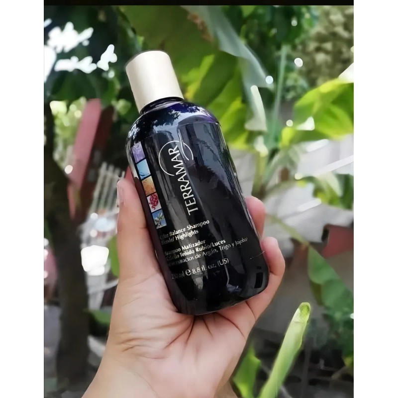 Shampoo Matizador Para Cabello Terramar, 250 Mls.