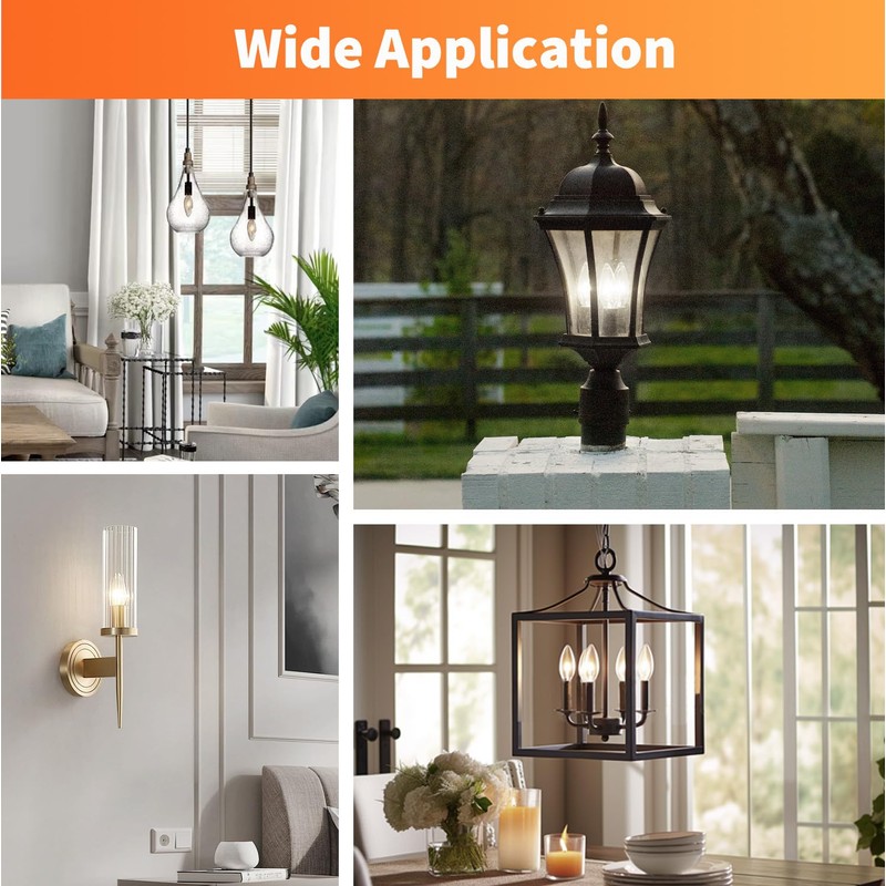 ALAMPEVER 800LM Super Bright Dimmable LED Light Bulb, E26 LED