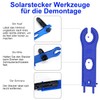 Male / Female Solar Panel Connector, 6 Pairs Solar Panel