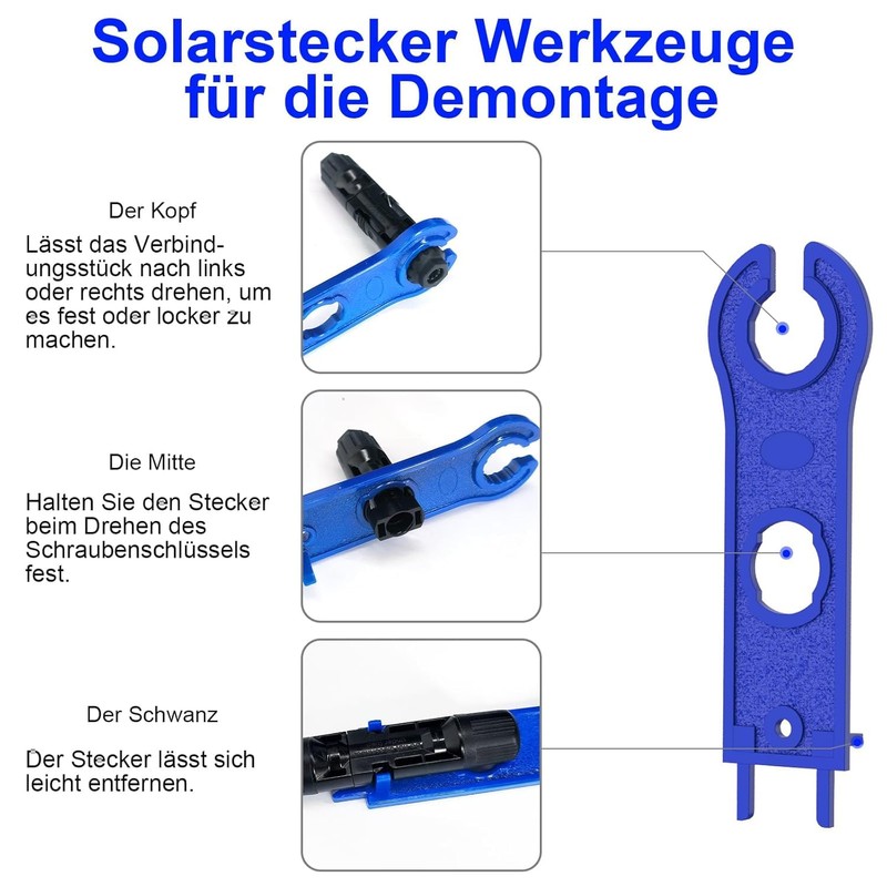 Male / Female Solar Panel Connector, 6 Pairs Solar Panel