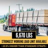 US Cargo Control Blackline Heavy-Duty 4 Inch Winch Strap with