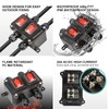 QTEATAK Inline Cord Switch DPST AC/DC 20A-125V,16A-250V,30A-24V,35A-12V, IP66 Waterproof On-Off