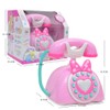 Baoblaze Plastic Electric Telephone Phone Kids Bilingual Toy Gift -
