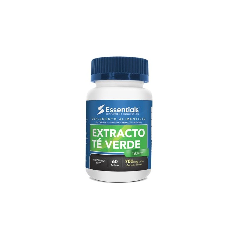 Extracto de Té verde 400 mg 60 Tab | Essentials