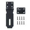 Sayayo Padlock Hasp Door Clasp Door Lock Gate Latch 4