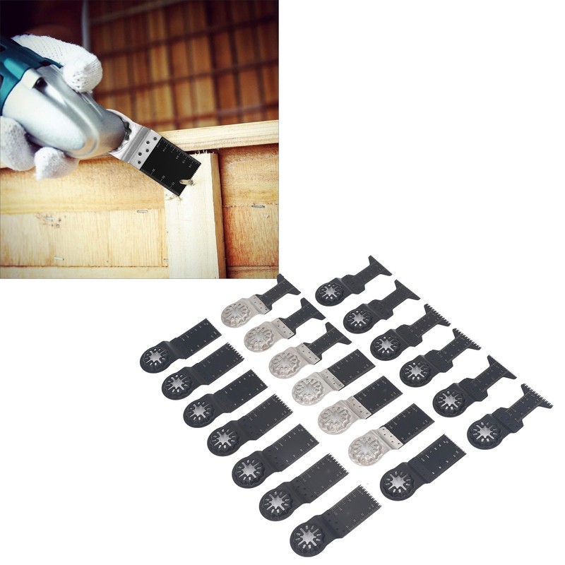 20Pcs Oscillating Saw Blade 34mm 40mm Cut Depth Multitool Blade