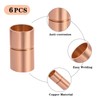 Hordolry Straight Copper Coupling Fittings, 1/2 Inch Copper Pipe Welding