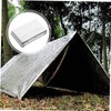 Gatuida 1pc Double Sided Foil Rescuing Blanket Thermal Insulation Emergency