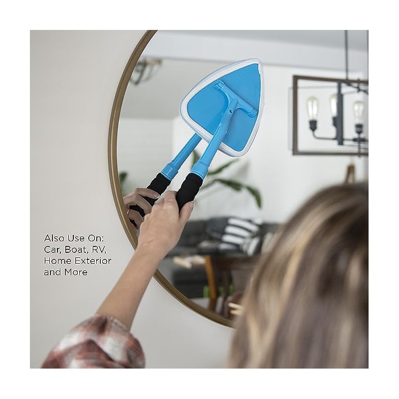 WASHEASY Pack of 3 Streak Free Non Woven Microfiber Replacement