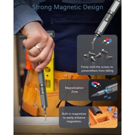 Upgraded 42 in 1 Magnetic Screwdriver Set, Ankilo DIY Ratchet Screwdriver Set, Multi Bit Magnetic Drive with 40 PCS Magnetic Bits, Portable Repair Tool Kit for Home, Bike, Repairs