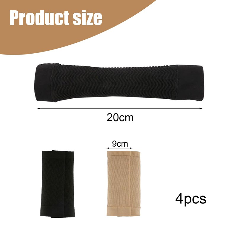 DHWEKU 2 Pairs Compression Arm Sleeves Lymphedema Arm Warmer Shaper