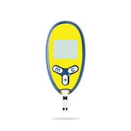 MightySkins Skin Compatible with Abbott Freestyle Lite - Solid Yellow | Protective, Durable, and Unique Vinyl Decal wrap Cover | Easy to Apply, Remove, and Change Styles | Made in The USA