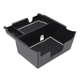 CupHolderHero fits Subaru Crosstrek 2018-2022 and fits Subaru Impreza 2017-2022 Premium Custom Interior Non-Slip Anti Dust Center Console Organizer Tray with Liner Mats, 3-pc Set (White Trim)