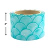 Ceiba Tree Ombre Turquoise Scallops Bulletin Board Borders for Classroom