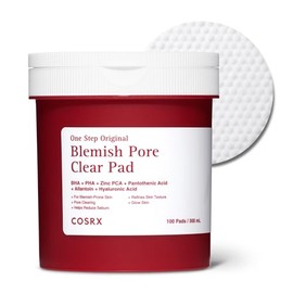 COSRX OneStep Original - Almohadilla transparente de poros manchados, 100 almohadillas, almohadilla facial de doble cara para exfoliación, cuidado de 