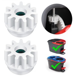 Pedal Bearing Replacement for OCedar Mop Bucket - Easy Fix for O-Cedar Easywring Bucket System. 2 Pack One Way Clutch Gear Sprockets Repair Compatible with 90% Rotation Mop Bucket on The Market.