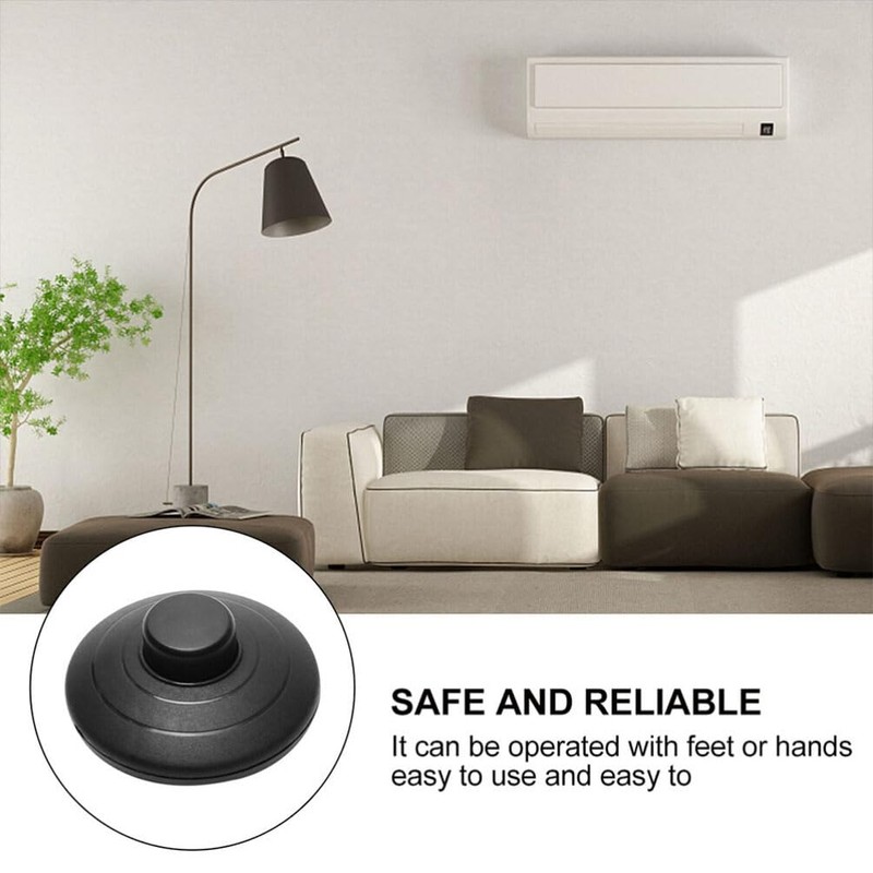 TEHAUX Floor Light Foot Lamp Floor 6pcs Light Round Pedal
